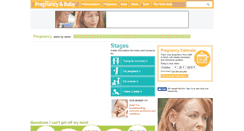 Desktop Screenshot of pregnancyandbaby.com